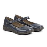 Sapato Feminino Couro Legítimo Linha Boneca Retrô Vintage Serella - 7074 - Marinho