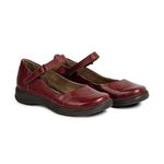 Sapato Feminino Couro Legítimo Linha Boneca Retrô Vintage Serella - 7074 - Vermelho