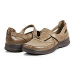 Sapato Feminino Couro Legítimo Linha Boneca Retrô Vintage Serella - 7075 - Bege