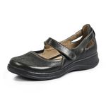 Sapato Feminino Couro Legítimo Linha Boneca Retrô Vintage Serella - 7075 - Preto