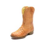 Bota Country Texana Cano Médio Couro Escamado Cla Cle - 901 - Mostarda