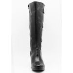 Bota Feminina 3 Fivelas Atron Shoes - 9062 - Preta