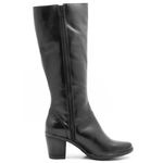 Bota Feminina 3 Fivelas Atron Shoes - 9062 - Preta