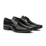 Sapato Social Masculino Couro Legítimo Conforto BR2 - 911 - Preto