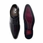 Sapato Social Masculino - Executivo Premium - Reta Oposta - 914 - Preto