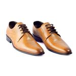 Sapato Social Masculino - Executivo Premium - Reta Oposta - 914 - Whisky