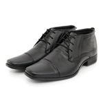 Bota Social Couro Legítimo Linha Sport Fino Br2 Footwear - 921 - Preto