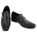 Sapato Social Masculino Couro Legítimo Conforto BR2 - 934 - Preto