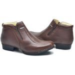 Bota Social Couro Legítimo Cla Cle - 9405 - Chocolate