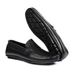 Mocassim Casual Couro Legítimo Open Plot Tricê Difranca - 969 - Preto