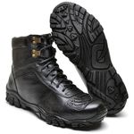 Bota Motociclista Masculina Em Couro Legítimo Freedom - 992 - Preto