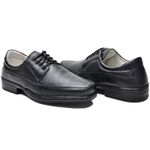Sapato Linha Sem-stress Extremo Conforto Cla Cle - C1006 - Preto