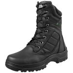 Bota Motociclista Cano Médio Militar Azimute - Comando - Preto