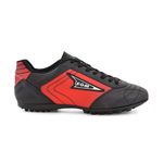 Chuteira Masculina em Couro Society Cordoba EGM - Preto Vermelho