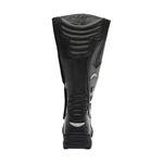 Bota Motociclista Cano Alto Militar Logo Azimute - Elite - Preto