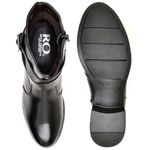 Bota Feminina Couro Legítimo Fivela Canadian Reta Oposta - F3001 - Preto