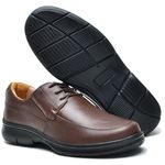 Sapato Linha Sem-stress Extremo Conforto Cla Cle - F501 - Chocolate