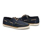 Mocassim Dockside Masculino Couro Legítimo Urban Cla Cle - G110 - Marinho