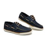 Mocassim Dockside Masculino Couro Legítimo Urban Cla Cle - G110 - Marinho