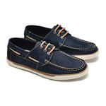 Mocassim Dockside Masculino Couro Legítimo Urban Cla Cle - G110 - Marinho