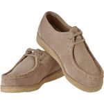 Sapato Casual Camurça Sola Crepe London Style - London - Taupe