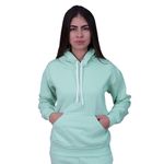 Blusa de Frio Moletom Canguru Infantil V.T. - Verde