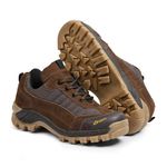 Bota Adventure Couro Legítimo Látego Rustic Sneaker Stop Boots - NR40 - Castor