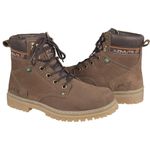 Bota Adventure Cano Médio Couro Nobuck Azimute - Pedra - Caqui
