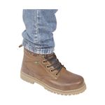 Bota Adventure Cano Médio Couro Nobuck Azimute - Pedra - Castor