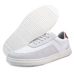 Sapatênis Masculino em Couro Skeeter ZR Shoes - R162 - Off White