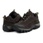 Tênis Adventure Couro Legítimo Strong Front Trekking Stop Boots - R40 - Café