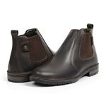 Abotinado Masculino Couro Legítimo Látego Basic Stop Boots - R51 - Café