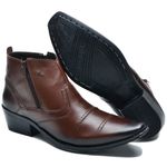 Bota Country Masculina Texas Salto Carrapeta Cla Cle - R608 - Café