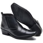 Bota Country Masculina Texas Salto Carrapeta Cla Cle - R608 - Preto