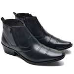 Bota Country Masculina Texas Salto Carrapeta Cla Cle - R608 - Preto
