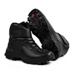 Bota Motociclista Com Protetor Drag Star Slim Mg Brasil - Shadow - Preto