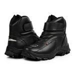 Bota Motociclista Com Protetor Drag Star Slim Mg Brasil - Shadow - Preto