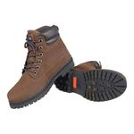 Bota Adventure Cano Médio Couro Nobuck Azimute - Terra