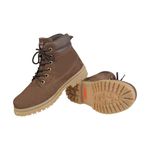 Bota Adventure Cano Médio Couro Nobuck Azimute - Terra