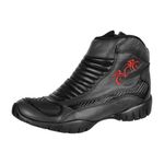 Bota Motociclista Semi Impermeável P2p - Th5 - Preta