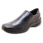 Sapato Masculino em Couro Linha Conforto ZR Shoes - Z02 - Preto