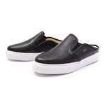 Mule Feminino Casual Couro Legítimo Sola Alta Capella Gshoes - 890-2 - Preto