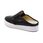 Mule Feminino Casual Couro Legítimo Sola Alta Capella Gshoes - 890-2 - Preto