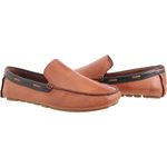 Mocassim Drive Forrado Em Couro Casual Cla-cle - 102 - Café