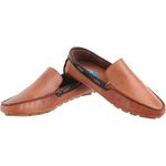 Mocassim Drive Forrado Em Couro Casual Cla-cle - 102 - Café