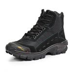 Bota Adventure Couro Legítimo Látego Rustic Stop Boots - R48 - Preto