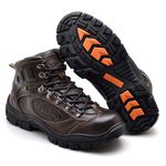 Bota Adventure Em Couro Legítimo Azimute - 603 - Caqui