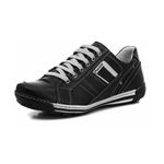 Sapatênis Tênis Couro Natural Conforto Ranster - 3005 - Preto