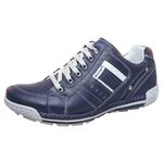 Sapatênis Tênis Couro Natural Conforto Ranster - 3005 - Azul