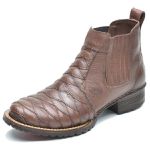 Bota Country Masculina Couro Legítimo Floater Escamado Cla Cle - 033-s - Chocolate